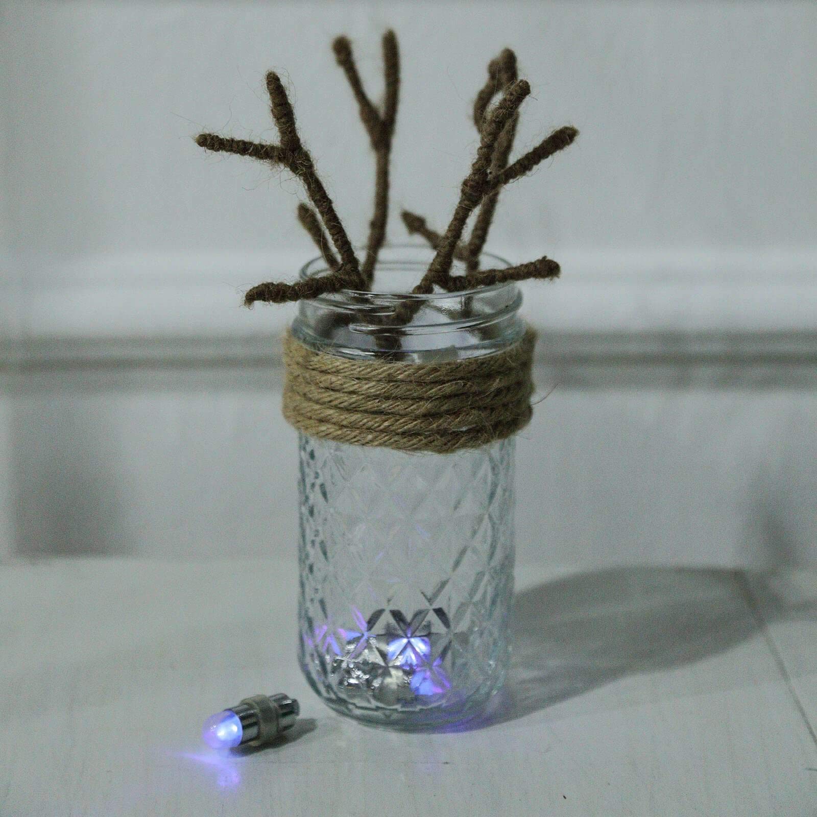 12 Pack Purple Waterproof LED Vase Lights - Battery Operated Small Fairy Lights for Wedding Centerpieces, Party Decor, Home Decoration - Perfect for DIY Floral Arrangements & Tabletop Displays
