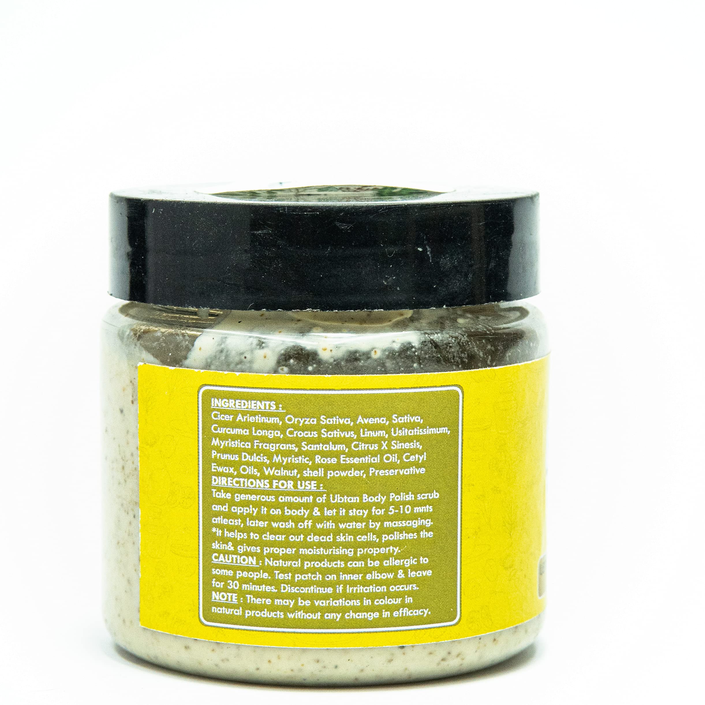 Sanjeevani Herbal Ubtan Body Polish Scrub - Natural Exfoliator for Glowing Skin | Ayurvedic Skin Care for Dry & Dull Skin | Perfect for Spa Day & Self-Care Routine