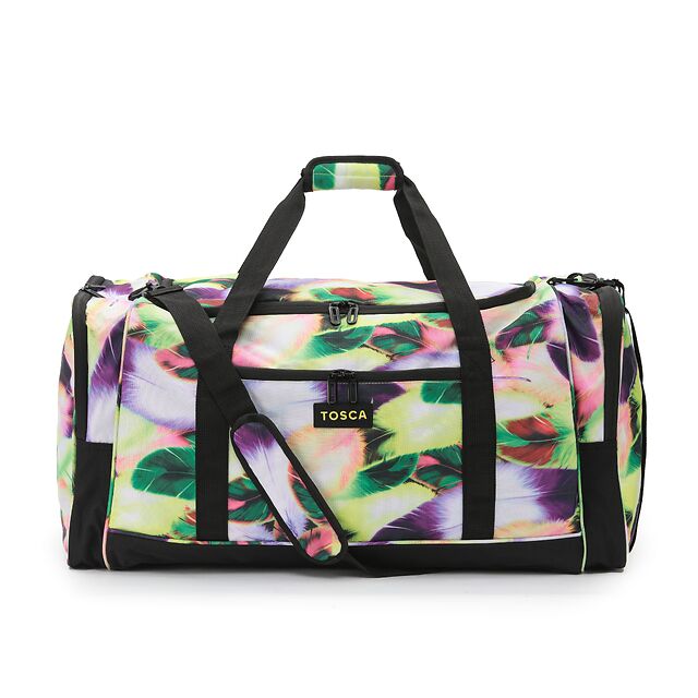 Tosca TCA798S C 53cm Sports Duffle Bag - Yellow/Feather - Perfect for Gym, Travel & Sports Gear Storage