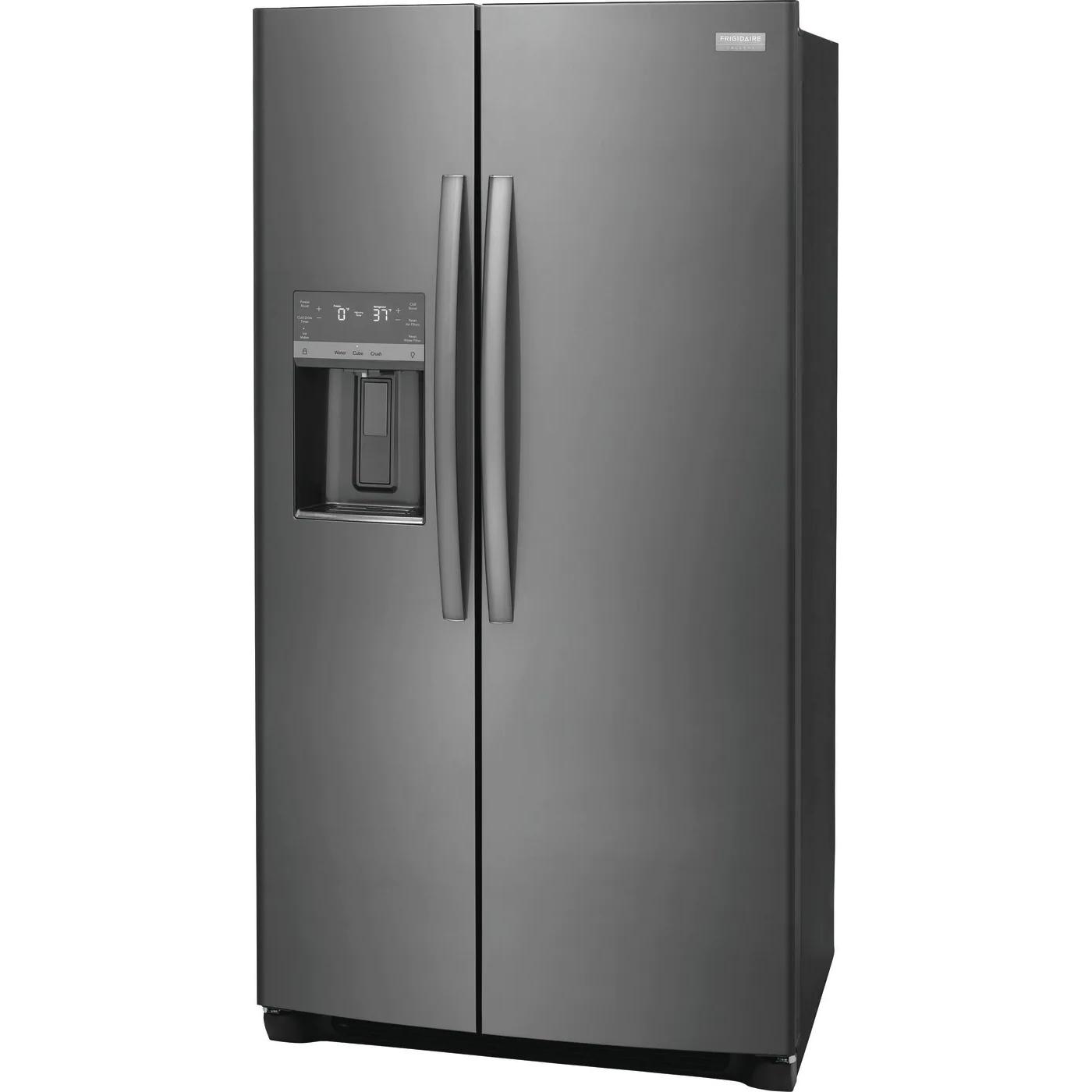 Frigidaire Gallery 36-Inch Counter Depth Side by Side Refrigerator - 22.3 cu. ft. with Water and Ice Dispenser, Stainless Steel (Model GRSC2352AD) - Perfect for Modern Kitchens and Open Floor Plans
