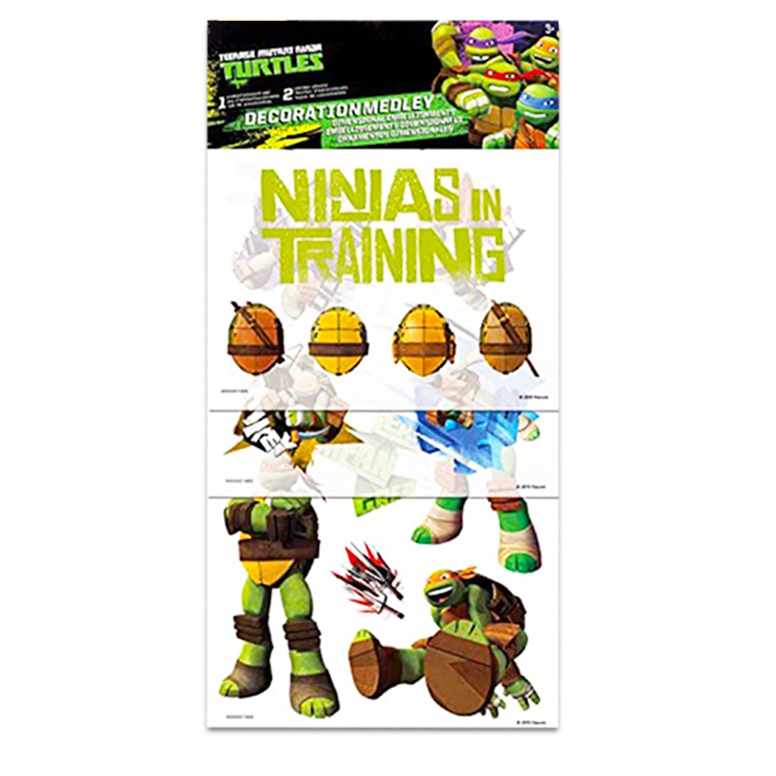 TMNT Mini Backpack Set for Boys - 11 Inch Teenage Mutant Ninja Turtles Backpack with Lunch Box, Stickers & Accessories | Perfect for School, Daycare & Kids' Adventures