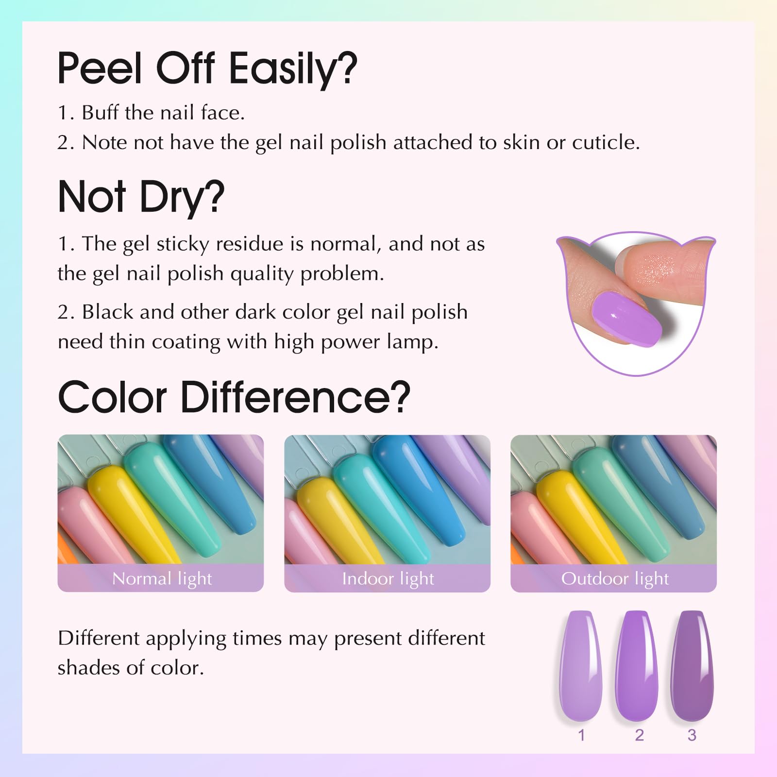 ROSALIND 65-Piece Semi-Permanent Nail Polish Kit - 60 Vibrant Colors (Red, Pink, Purple, Blue, Green & Glitter) | UV/LED Gel Soak Off Manicure Set for Salon & DIY Home Use | Perfect for Parties, Weddings & Everyday Nail Art