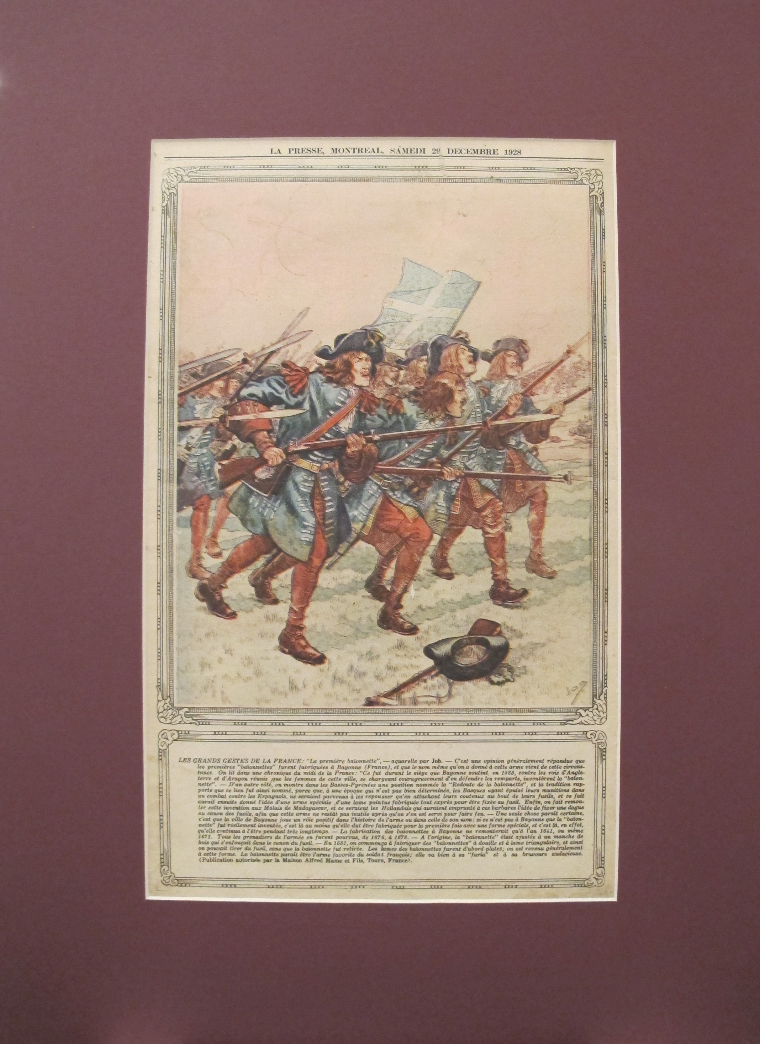 1928 La Presse Original Newspaper Sheet - Grands Gestes December 29 Edition | Vintage Collectible, Historical Document for Framing & Home Decor