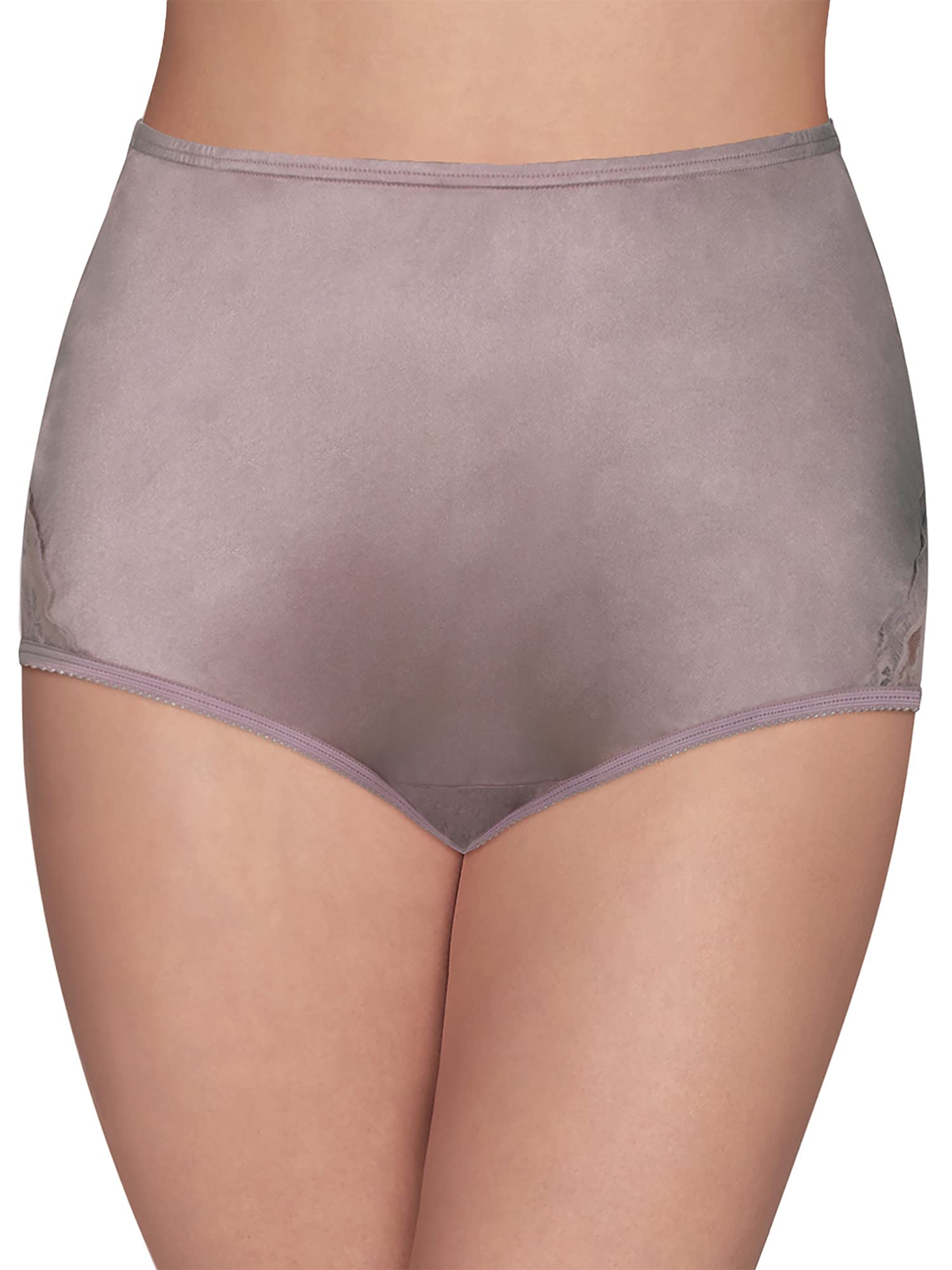 Vanity Fair Women's Perfectly Yours Lace Nouveau Brief Panty 13001 - Comfortable Everyday Underwear for Work & Leisure