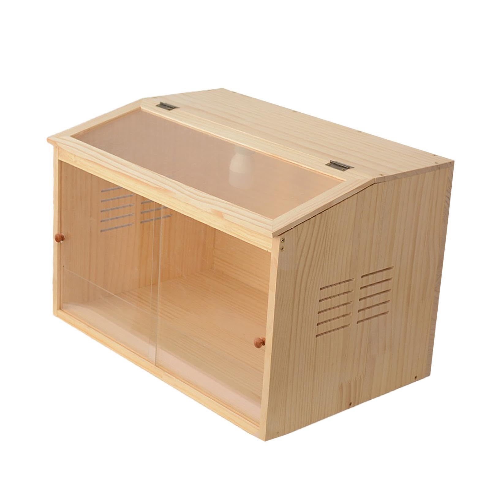 Wooden Small Animal Nest Box - Chick Brooder, Hamster Breeding & Chinchilla Hideaway | DIY Assemble Chicken Coop for Mice, Sleeping Shelter | Perfect for Pet Habitat, Farm Use & Backyard Poultry