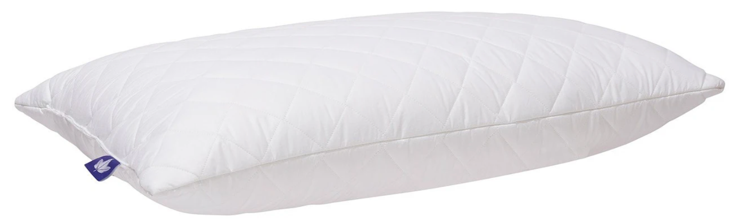 Premium Quilted White Goose Feather Sleeping Pillow - Ultra Soft & Supportive for Neck Pain Relief - Perfect for Side Sleepers, Back Sleepers & Travel Use