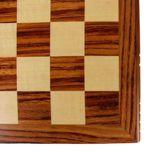 Premium Classic Wooden Chess Set with 12x12 Travel-Friendly Folding Board - Perfect for Home, Office, and Outdoor Games