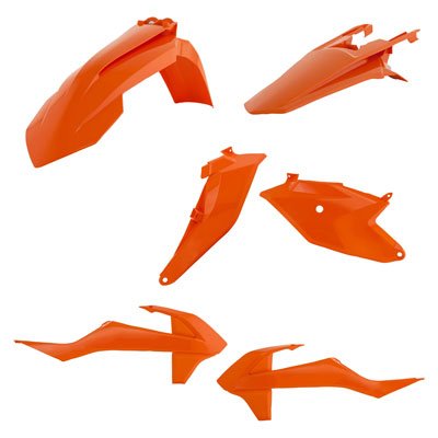 Acerbis Replica Plastic Kit 16 KTM Orange for KTM 85 SX 2018 - Dirt Bike Replacement Parts for Off-Road Racing & Trail Riding
