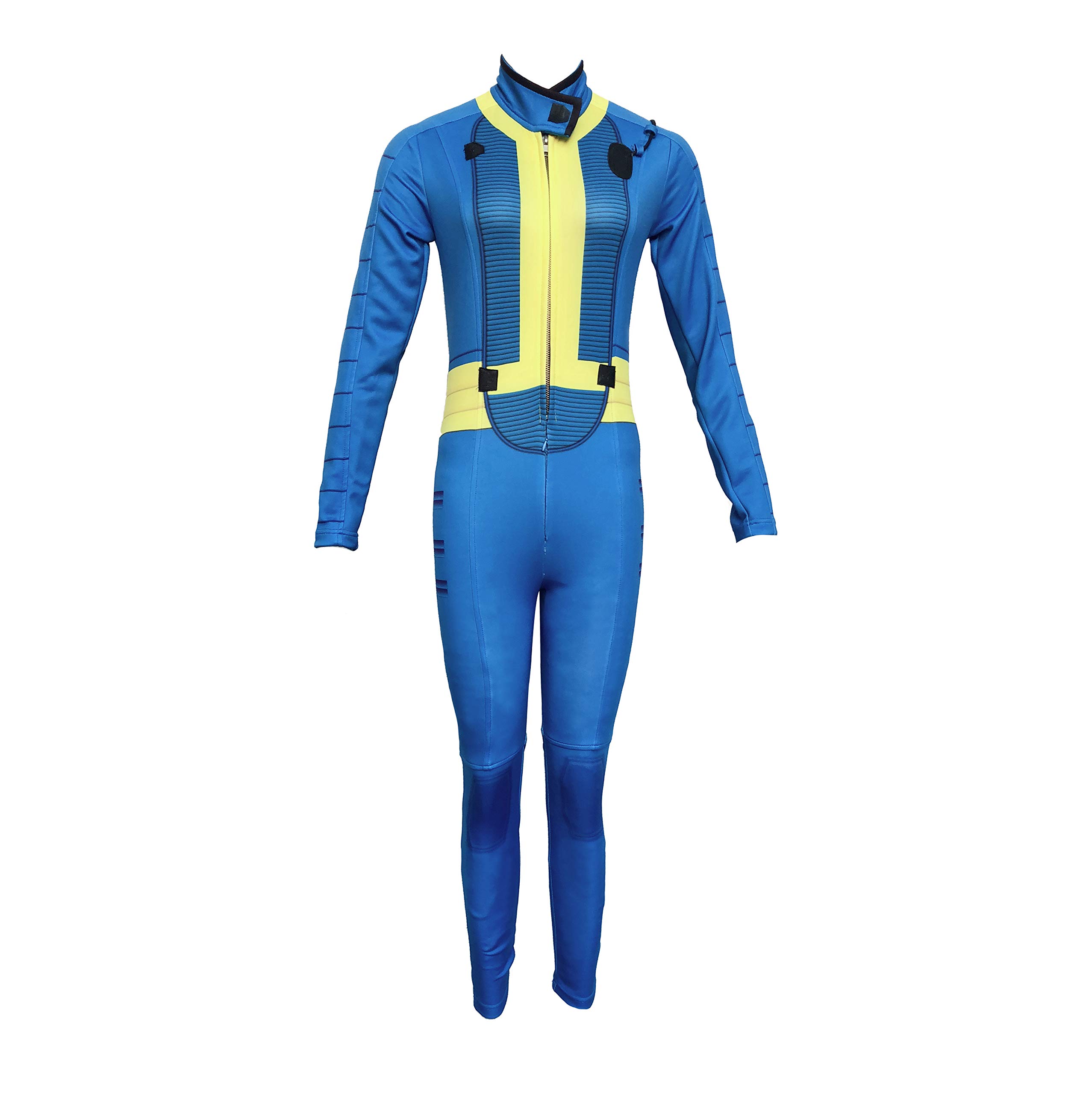 Women's Blue Jumpsuit Costume for Halloween - Sexy Adult Halloween Outfit for Women, Cosplay, Theme Parties & Costume Events
