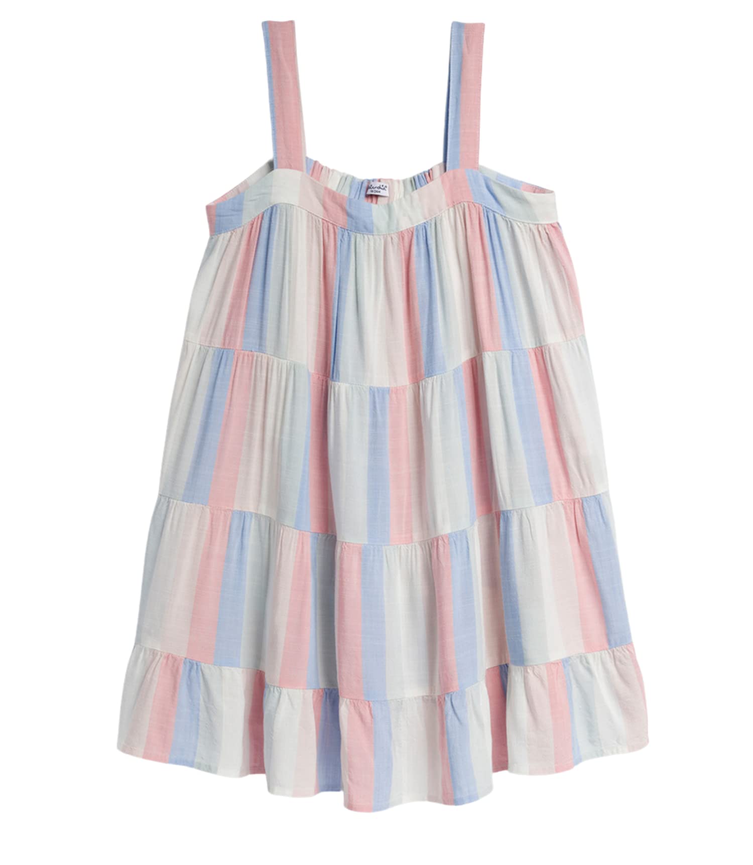 Girls' Candy Pink Striped Casual Dress - Cute & Comfortable Summer Outfit for Playdates, Parties & Everyday Wear