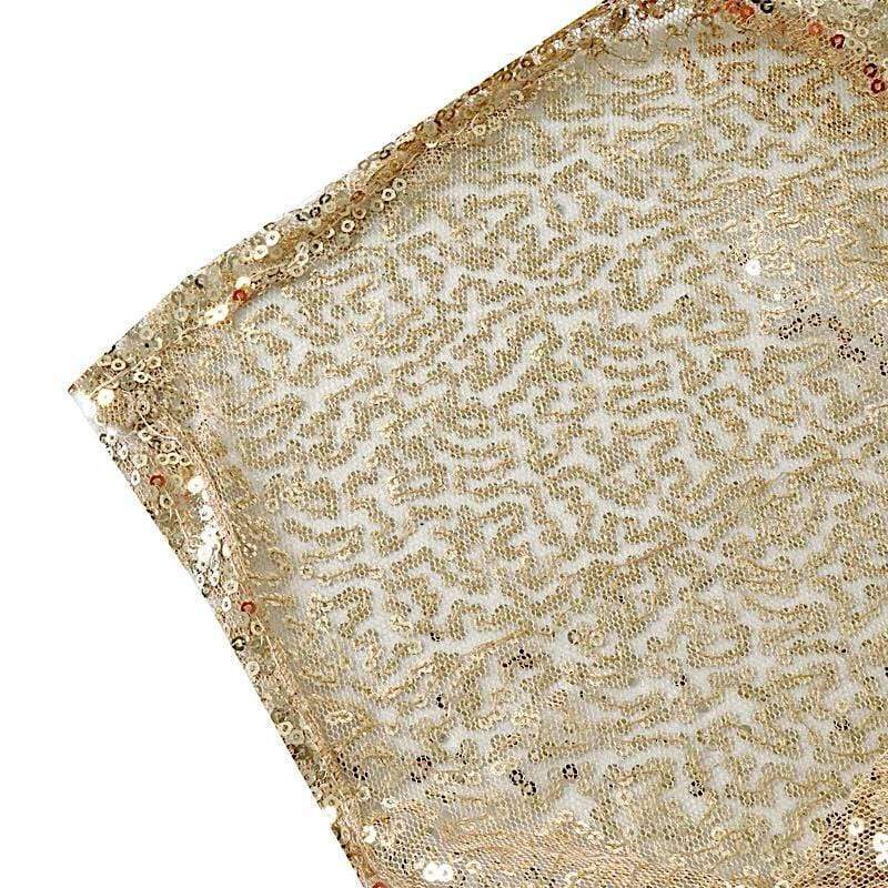 90x156 Inch Sparkling Sequined Rectangular Tablecloth for Wedding, Party, Banquet & Holiday Decor - Elegant Dining Table Cover for Special Occasions
