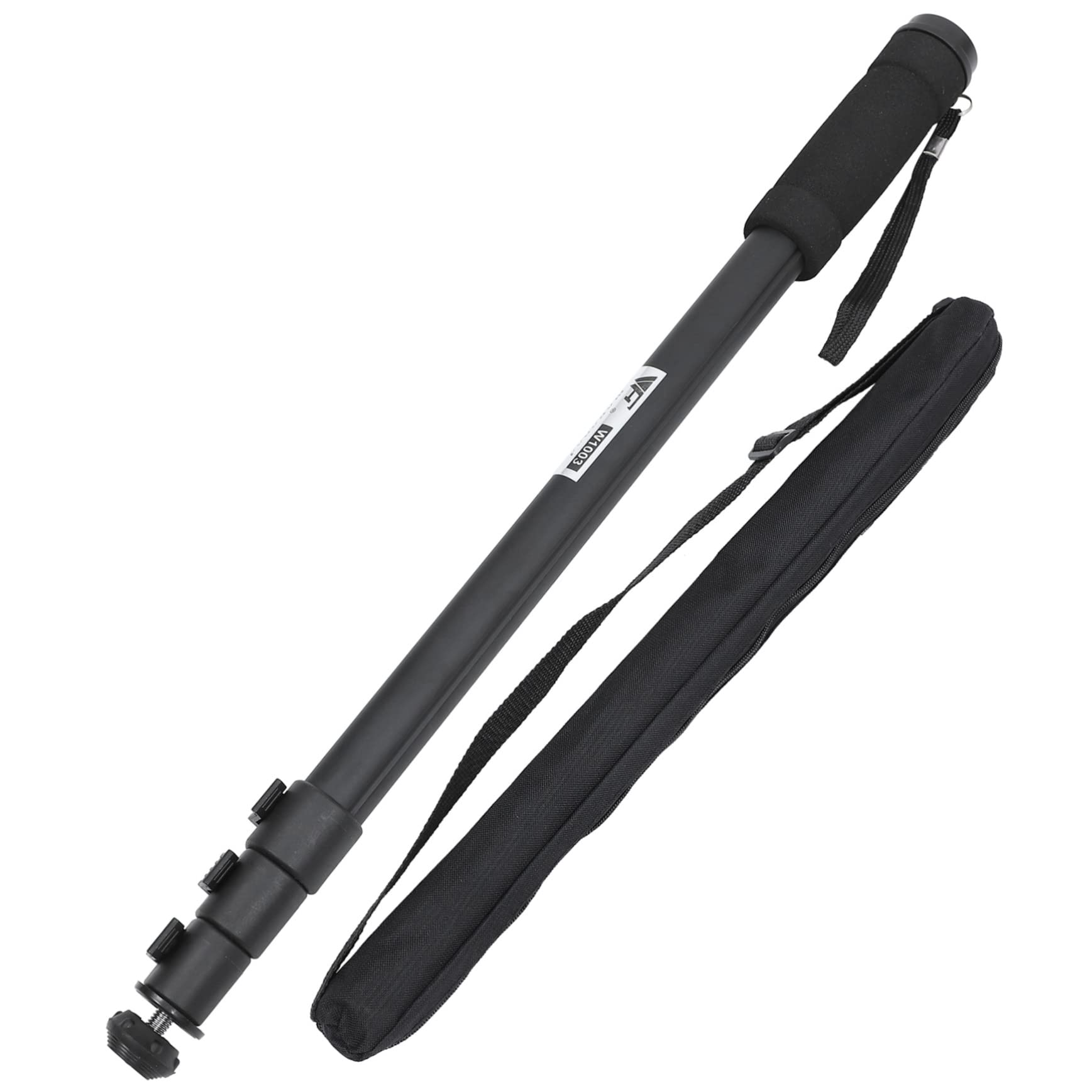 HOMSFOU Aluminum Alloy Telescopic Monopod Tripod Stand for DSLR Camera & Smartphone - Portable Phone Tripod with Adjustable Height WT1003 - Perfect for Travel, Vlogging, Photography & Live Streaming