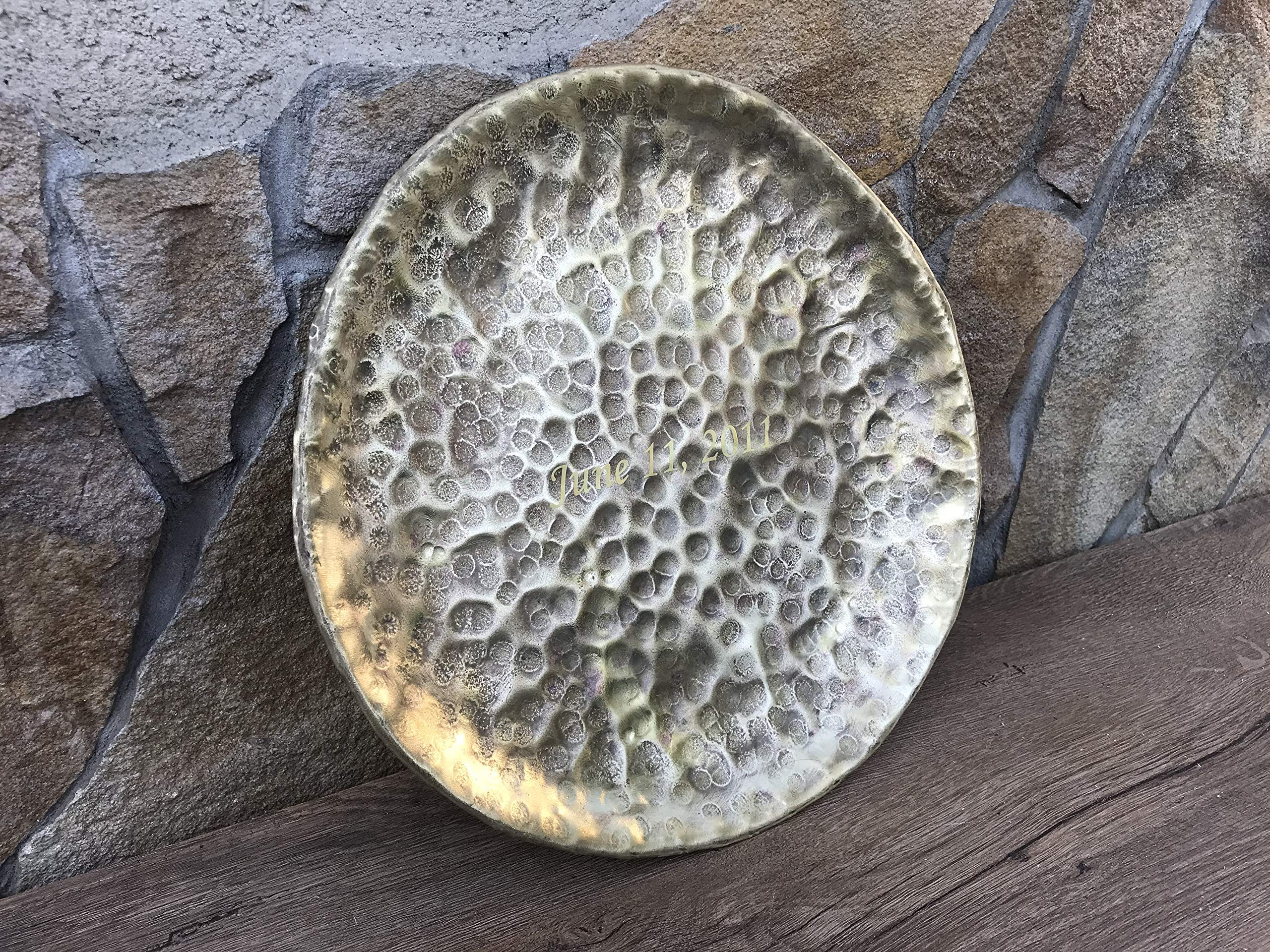 Elegant Bronze Tray & Bowl Set - Handcrafted Bronze Plate for Dining & Decor - Unique Anniversary Gifts for Men & Women - Perfect for Home Decor, Wedding Gifts & Luxury Dining Accessories
