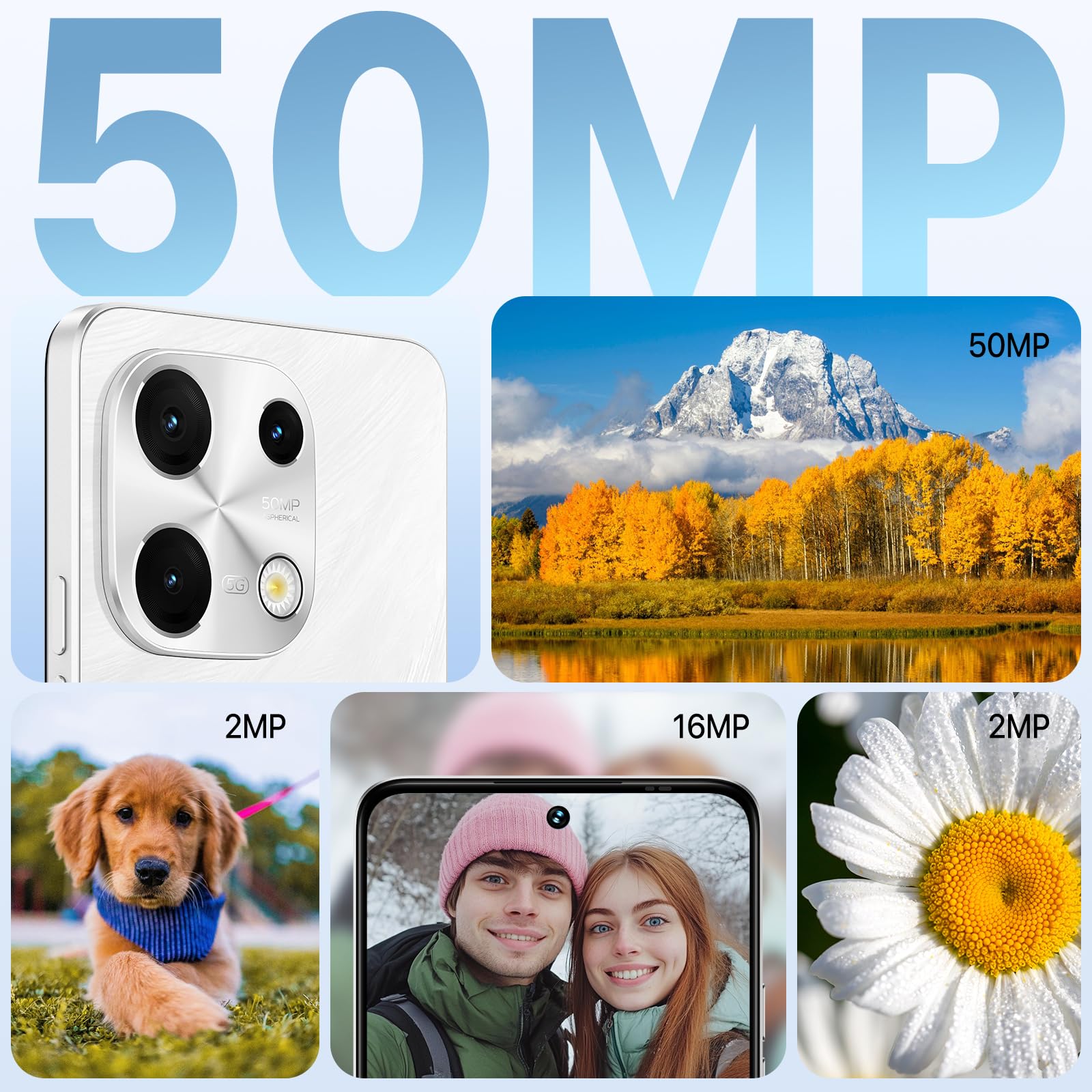 UMIDIGI Note 100 5G Unlocked Smartphone - 6.8