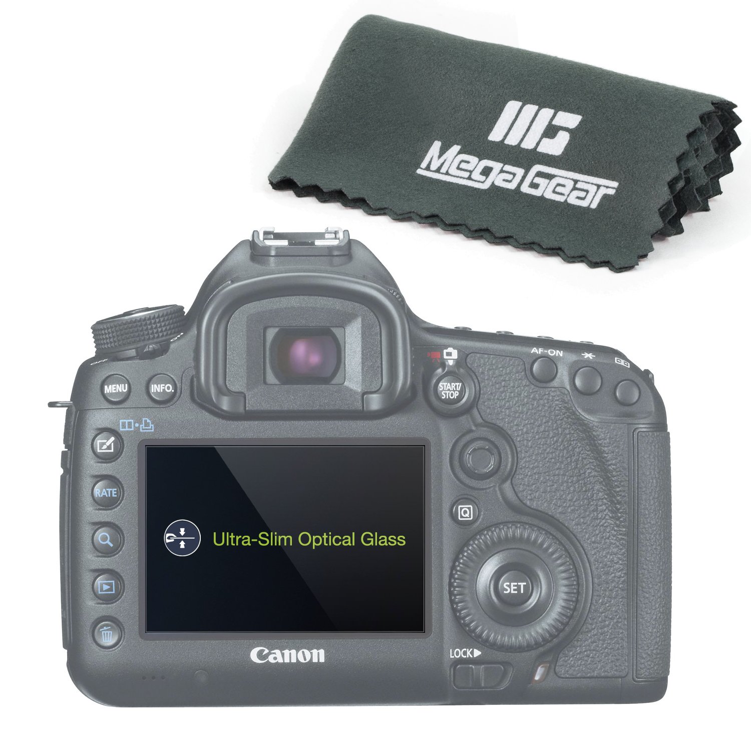 Megagear LCD Optical Screen Protector for Canon SL1 (100D) DSLR Camera - Anti-Glare & Scratch-Resistant Protection for Outdoor Photography & Travel