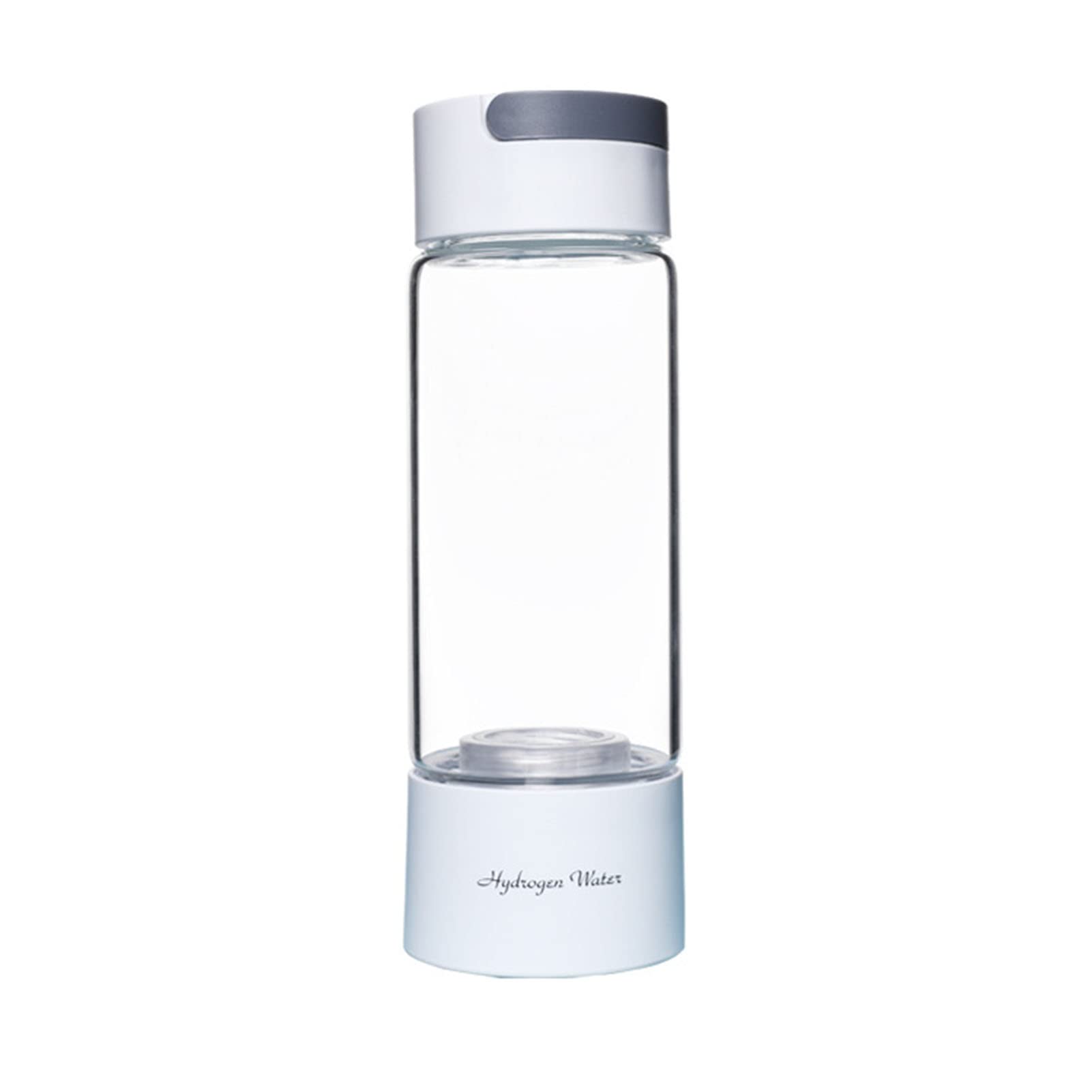 400ml Portable Hydrogen Water Bottle Generator with SPE PEM Technology - USB Rechargeable, BPA-Free (1000-1200PPB) | Includes Inhaler Adapter & Self-Cleaning Mode | Perfect for Travel, Gym & Daily Hydration