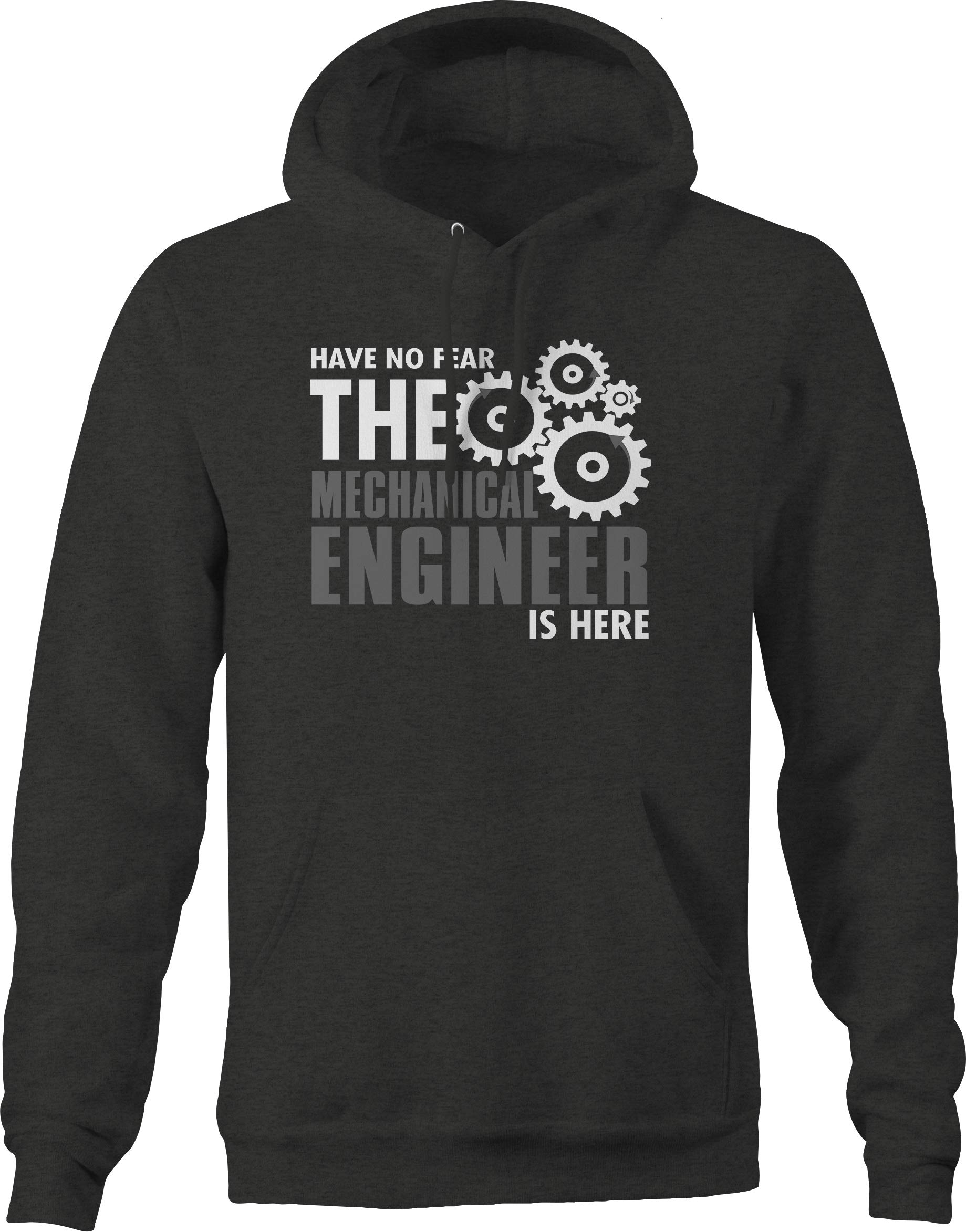 Mechanical Engineer Hoodie for Men - Comfortable Gray Pullover Sweatshirt | Perfect for Work, Casual Wear & Engineering Enthusiasts