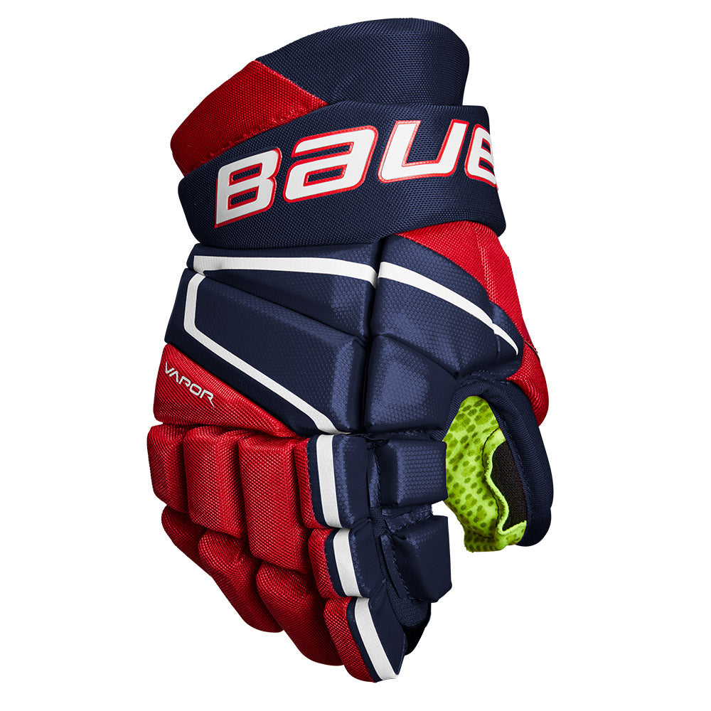 Bauer Vapor 3X Junior Ice Hockey Gloves - Youth Hockey Gear for Practice & Games - Protective Hockey Equipment for Kids & Teens