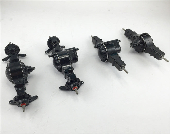 1/14 Scale 4x4 6x6 8x8 Metal Differential Front & Rear Axle Assembly for TAMIYA Tractor Truck DIY RC Cars - Perfect for Model Dump Trucks, Off-Road Vehicles & Crawler Projects