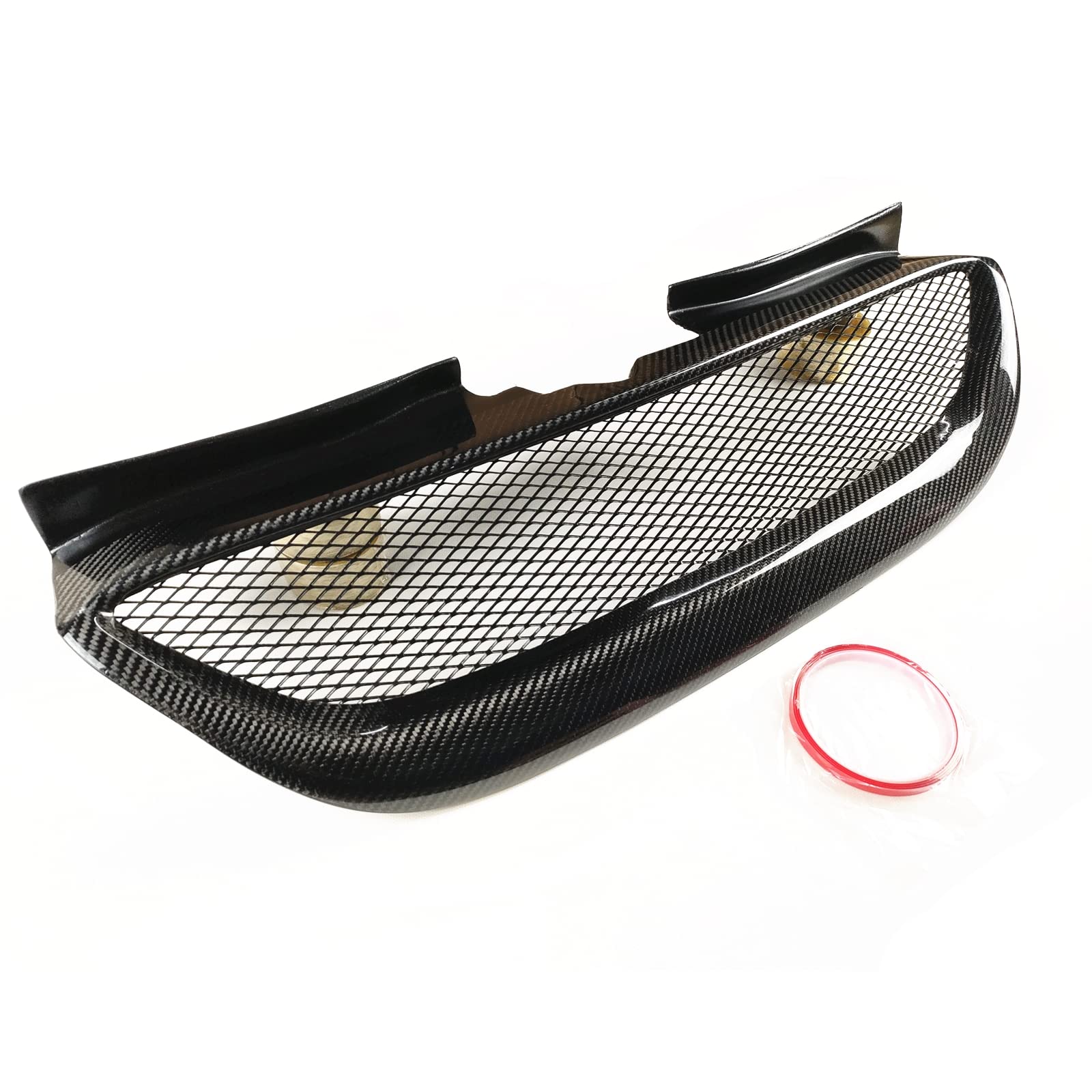 Carbon Fiber Front Bumper Mesh Grille for Hyundai Genesis Coupe 2008-2012 - Durable & Stylish Upgrade for Enhanced Airflow & Sporty Look - Perfect for Car Enthusiasts & Performance Modifications