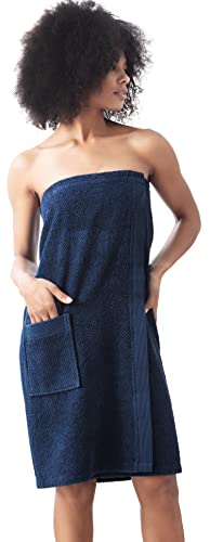 Navy Blue/ Towel Wrap