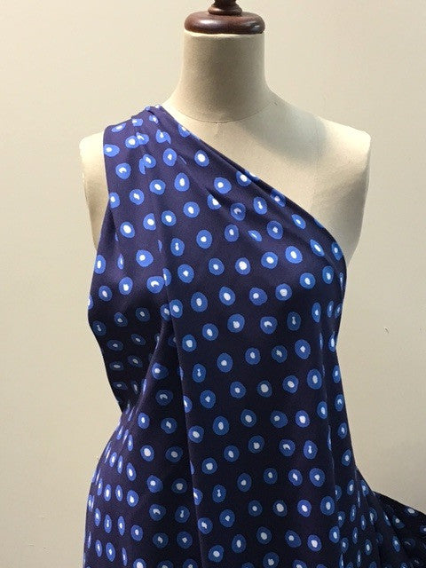 Blue Eyes on Navy - Stylish Navy Blue T-Shirt with Eye Print for Men & Women - Perfect for Casual Wear, Street Fashion, and Everyday Outfits