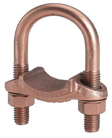 1.25 Inch Pipe Ground Clamp - Heavy Duty Copper Bonded Clamp for Electrical Grounding | Perfect for Plumbing, HVAC and Electrical Systems