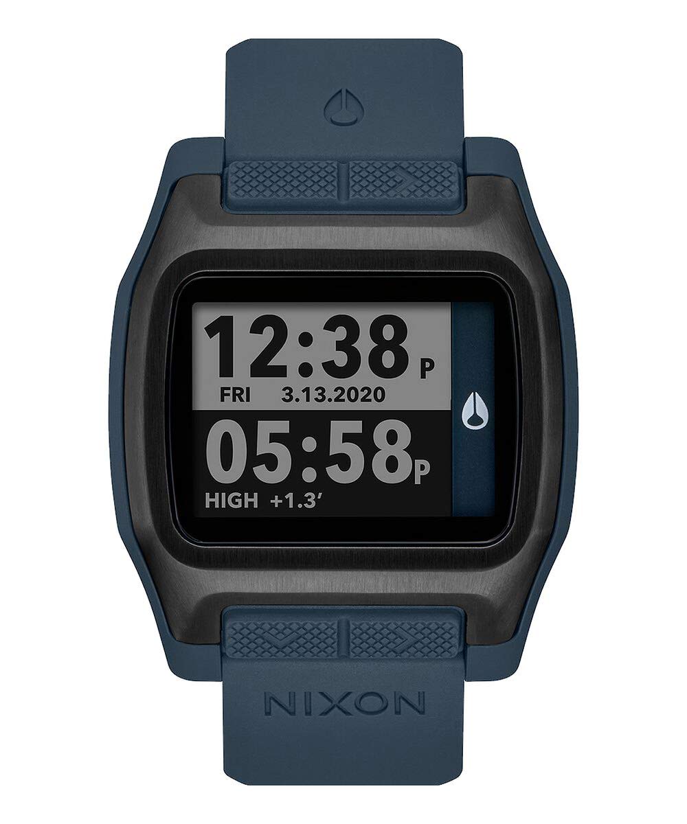 NIXON High Tide Surf Watch - Dark Slate - Unisex Waterproof Sports Watch for Surfing, Swimming & Outdoor Activities | Durable & Stylish Performance Watch