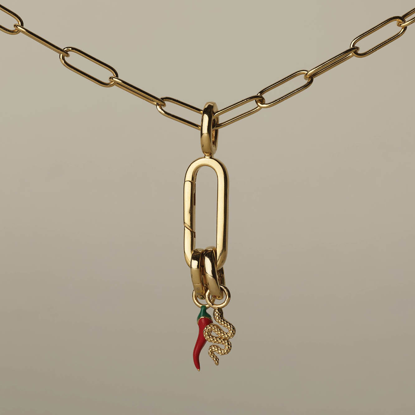 Elegant Gold Paperclip Chain Necklace for Women - Trendy Layering Jewelry for Everyday Wear & Gift Giving