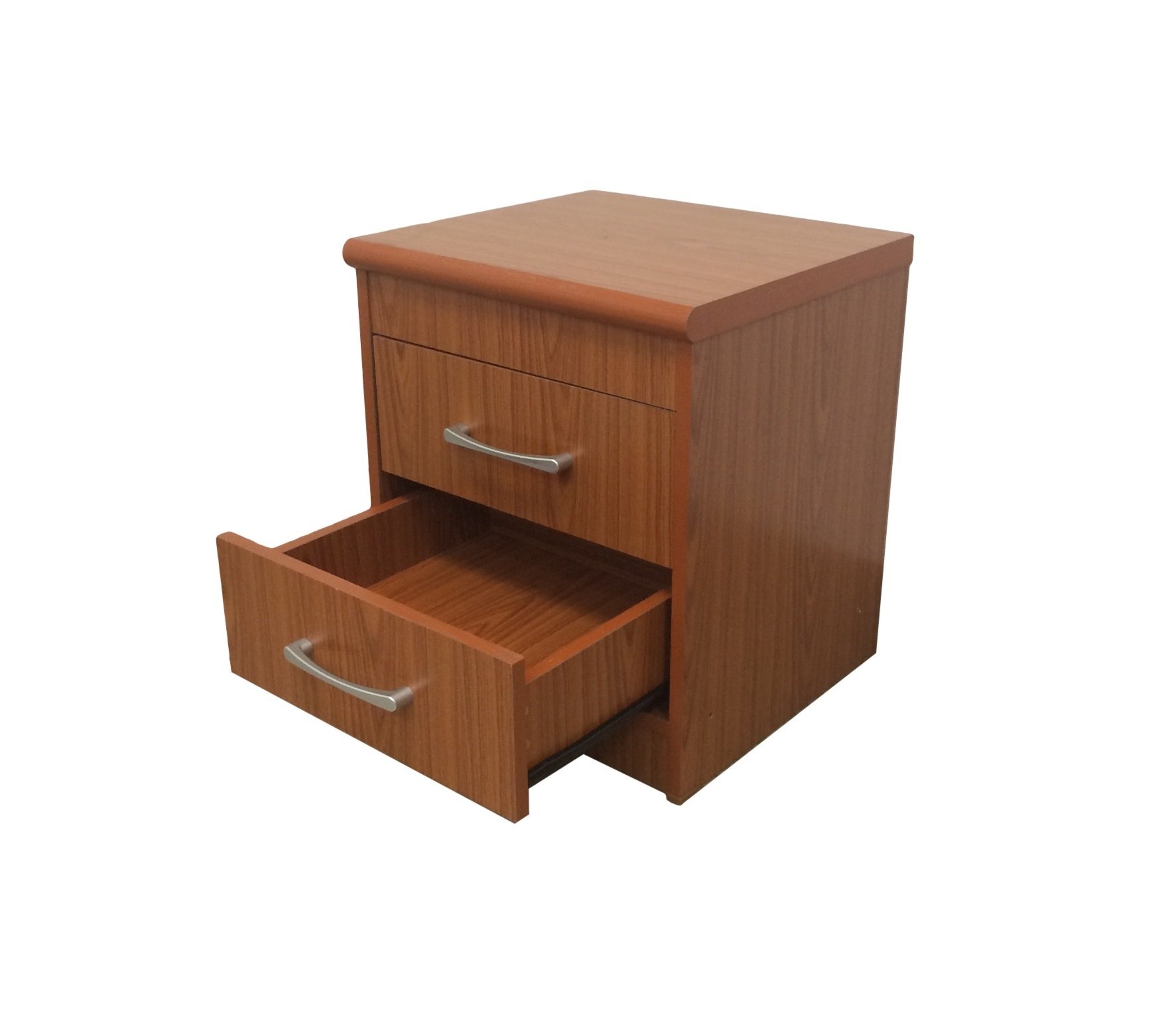 Hodedah 2-Drawer Nightstand in Cherry Finish - 21.65