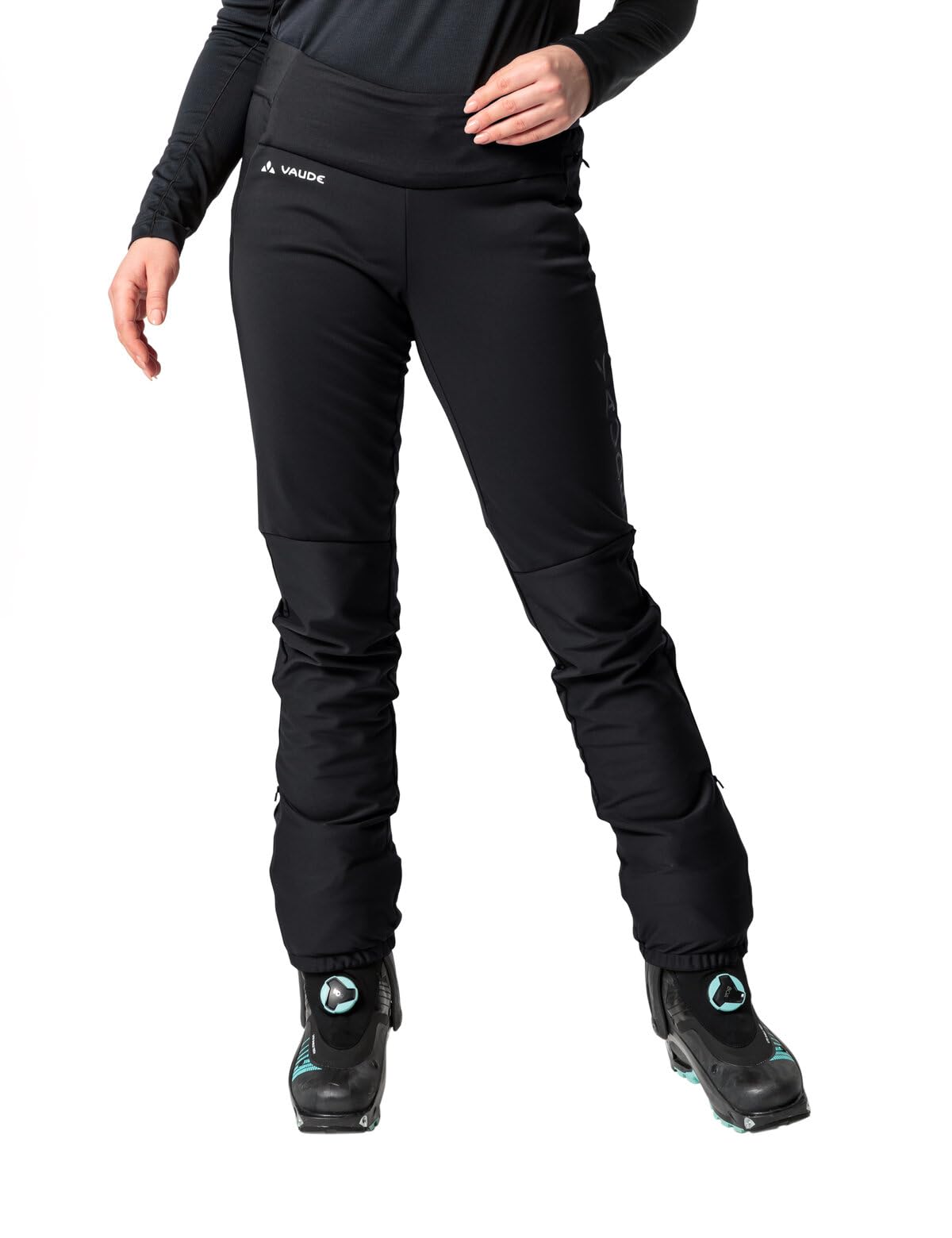 VAUDE Women's Larice Core Hiking Pants - Black, Size 42 EU - Perfect for Outdoor Adventures & Mountain Climbing