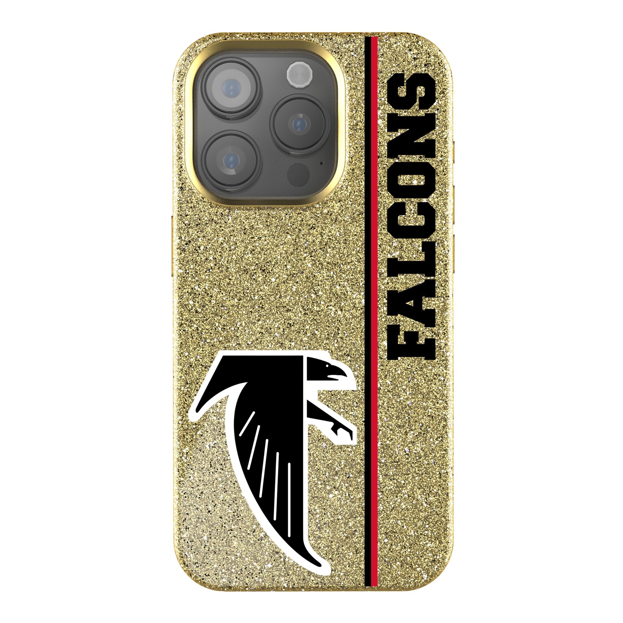 Atlanta Falcons Classic Sidebar Bling Phone Case - Durable NFL Team Design for iPhone & Samsung - Perfect for Game Day & Falcons Fans