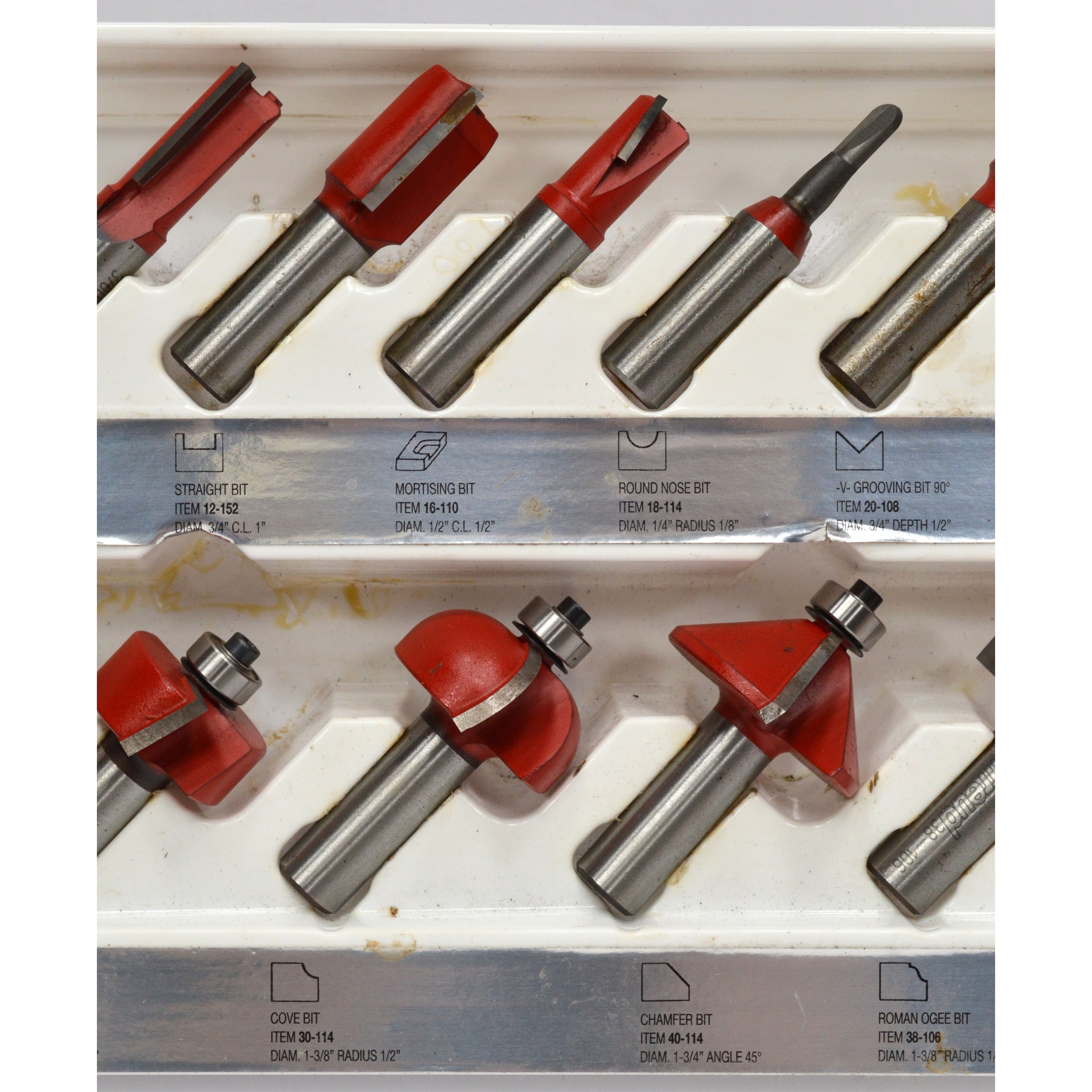 FREUD Premium Woodworking Router Bit Set #91-100 with 13 Specialty Bits & Storage Box – Perfect for DIY Projects, Cabinet Making, and Professional Woodworking