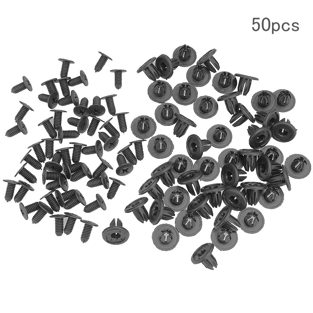 Mini Cooper Fender Liner Rivets (50 Pcs) - Car Body Panel Repair Kit
