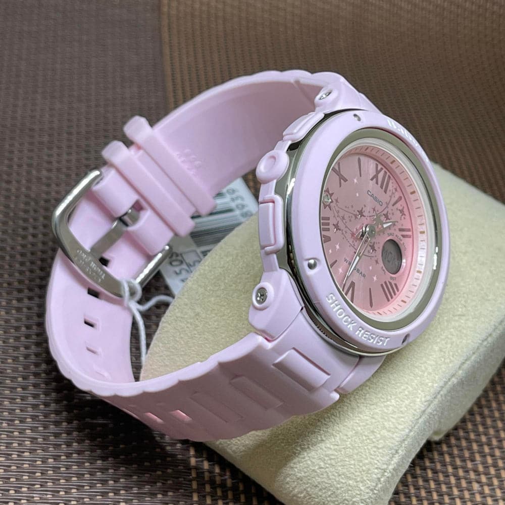 CASIO BABY-G BGA-150ST-4ADR Shooting Star Series Pink Women's Digital Sport Watch - Waterproof & Shock Resistant for Running, Swimming, Outdoor Activities