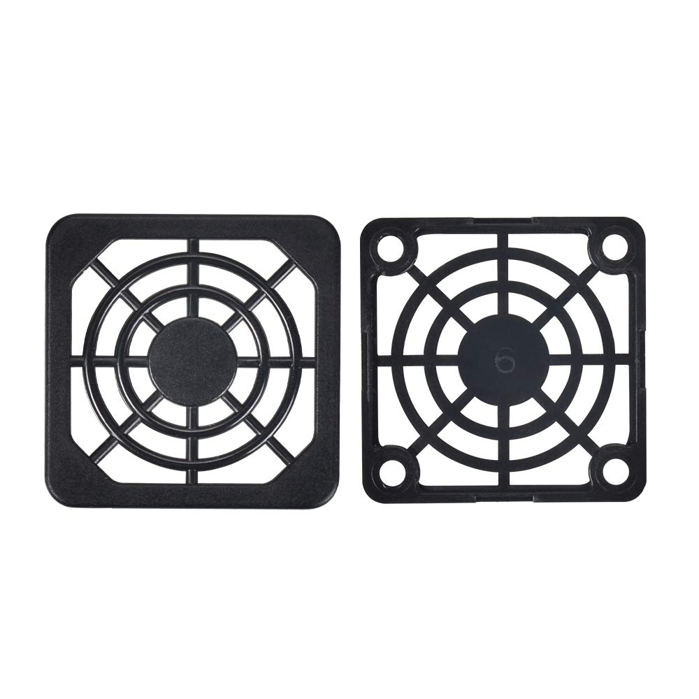 [2 Pack] ELUTENG 40mm USB Fan Dustproof Cover with Filter - Plastic Grill Ventilation Mesh Kit for 4cm Computer Case Fans | DIY Cooling Solution for PC, Electronics & Small Appliances