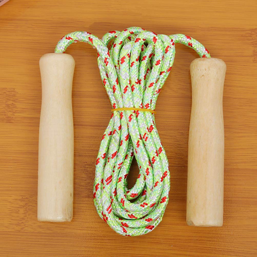 PartyKindom 5-Pack Kids Jump Ropes - Adjustable Length Exercise Skipping Ropes for Boys & Girls - Ideal for Indoor/Outdoor Play, Gym Class, and Fitness Training
