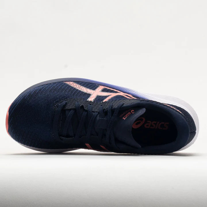 ASICS Women's MAGIC SPEED 2 Running Shoes - Lightweight & Responsive for Training & Racing - Indigo Blue/Papaya Color - Perfect for Marathon, Jogging & Gym Workouts