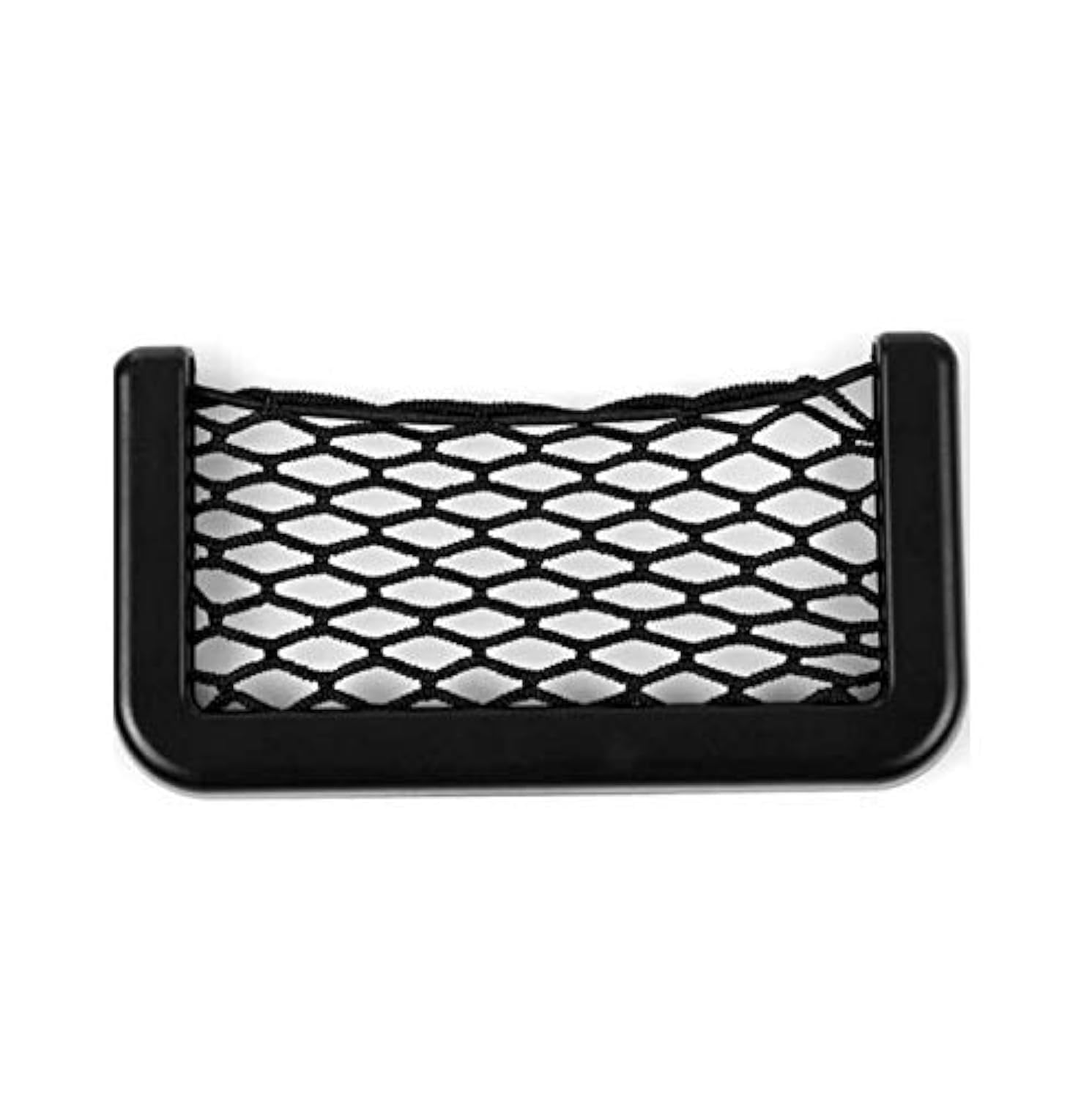 2 Pack Universal Car Seat Organizer - Side Back Storage Net Pocket for Phones, Chargers & Accessories | Black Interior Car Organizer for Sedan, SUV, Minivan | Perfect for Road Trips & Daily Commute
