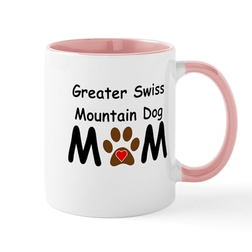 White/Pink Inside - Greater Swiss Mountain Dog Mom Mug