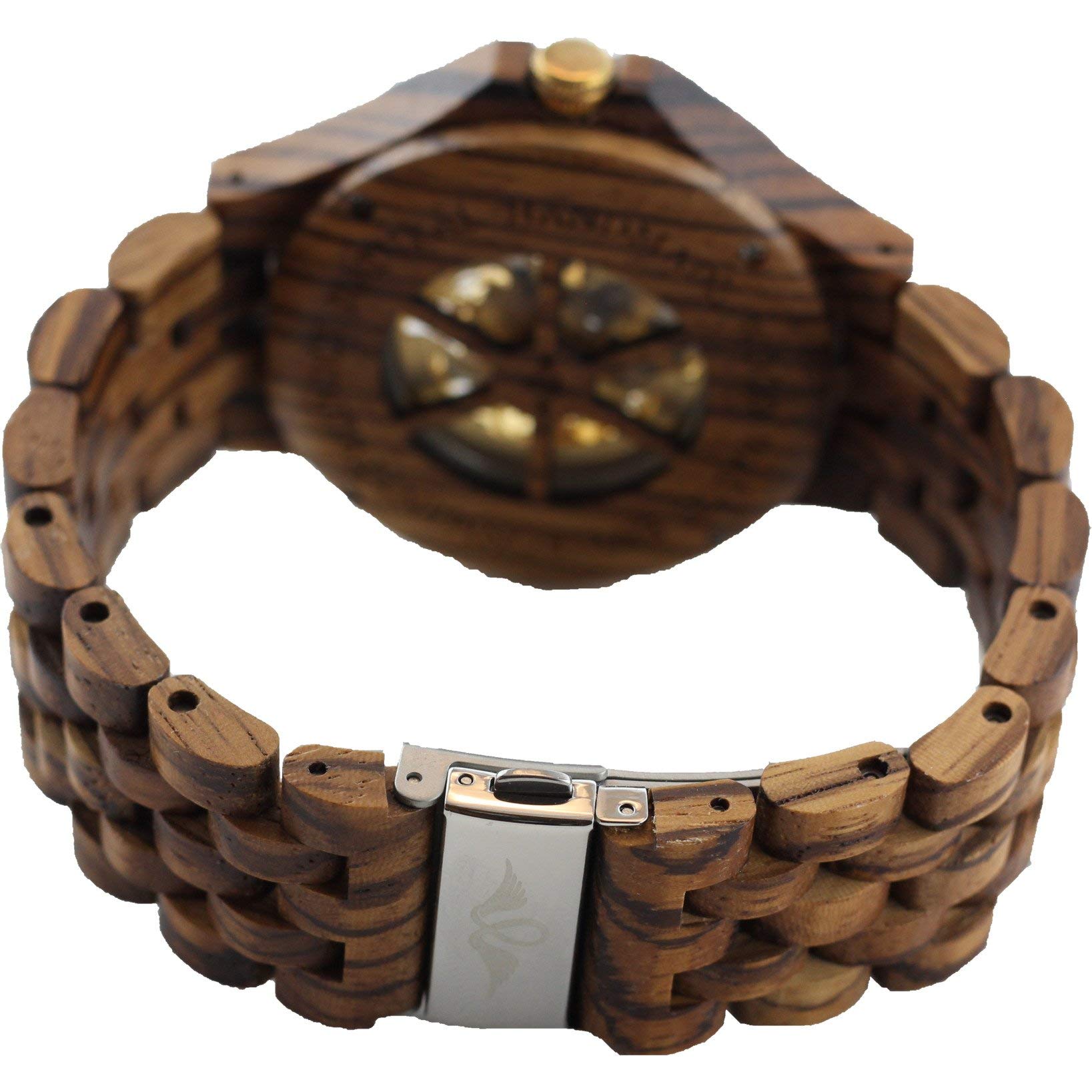 Premium Men's Wooden Watches - Handcrafted Natural Wood Timepieces for Men - Stylish & Eco-Friendly Wooden Wristwatches - Perfect for Casual Wear, Outdoor Adventures & Unique Gifts