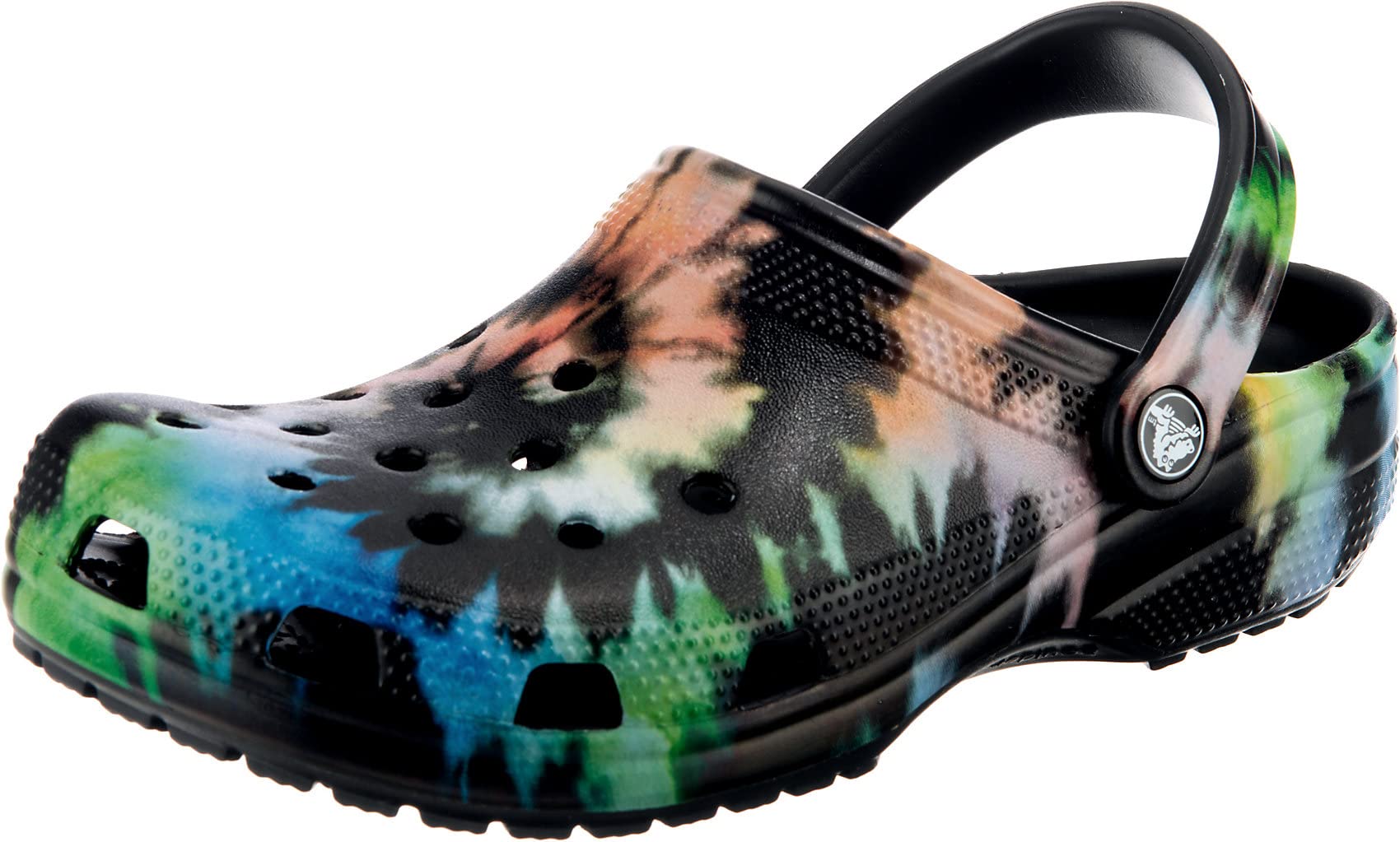 Crocs Baya Tie Dye Clogs for Women & Men - Comfortable Slip-On Water Shoes for Beach, Pool, and Outdoor Activities