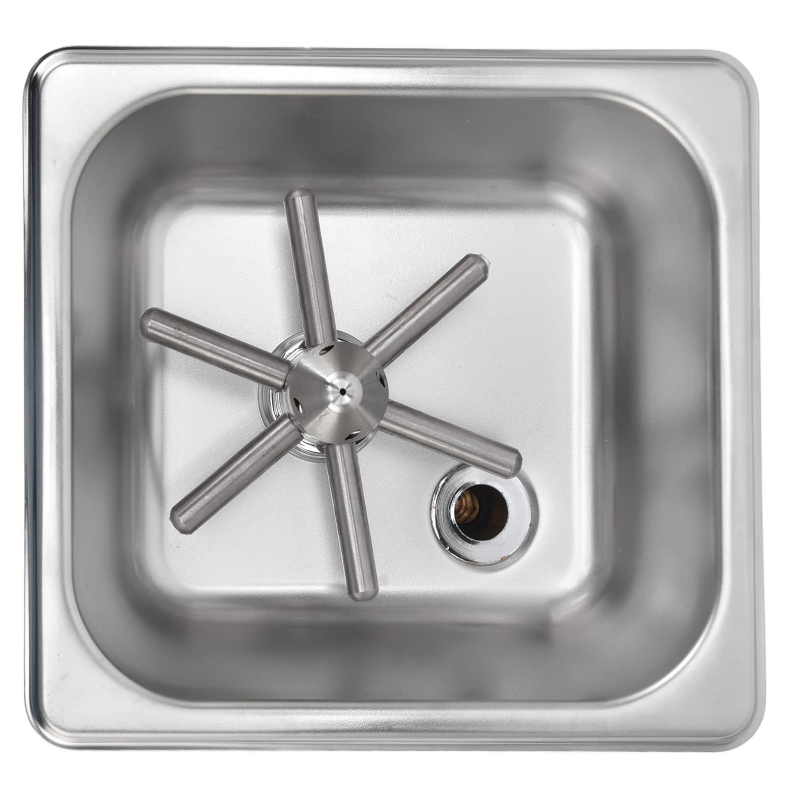 Premium Stainless Steel Glass Rinser for Bar - Multi-Angle Adjustable Cup Cleaner for Beer, Wine, and Cocktail Glasses | Perfect for Home Bars, Restaurants, and Commercial Use