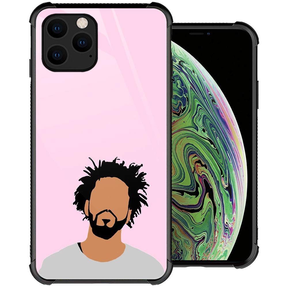 Premium Shockproof iPhone 11 Case - JCOLE Tempered Glass Back & Soft Silicone TPU Protective Cover for Apple iPhone 11 | Slim Fit, Drop Protection for Everyday Use, Work & Travel