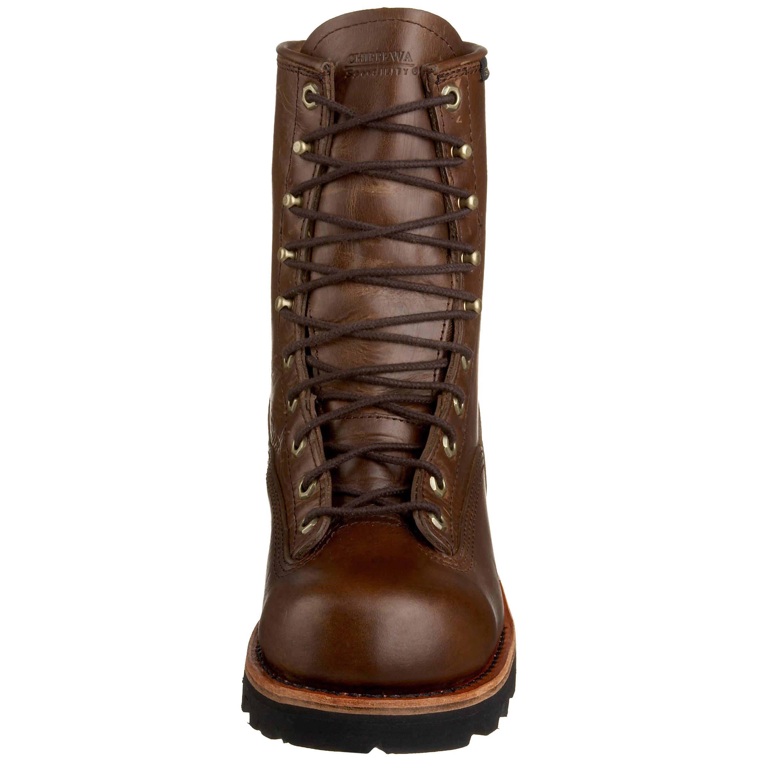Chippewa Men's Waterproof Logger Work Boots - Steel Toe, Slip Resistant, Comfortable for Construction & Outdoor Work