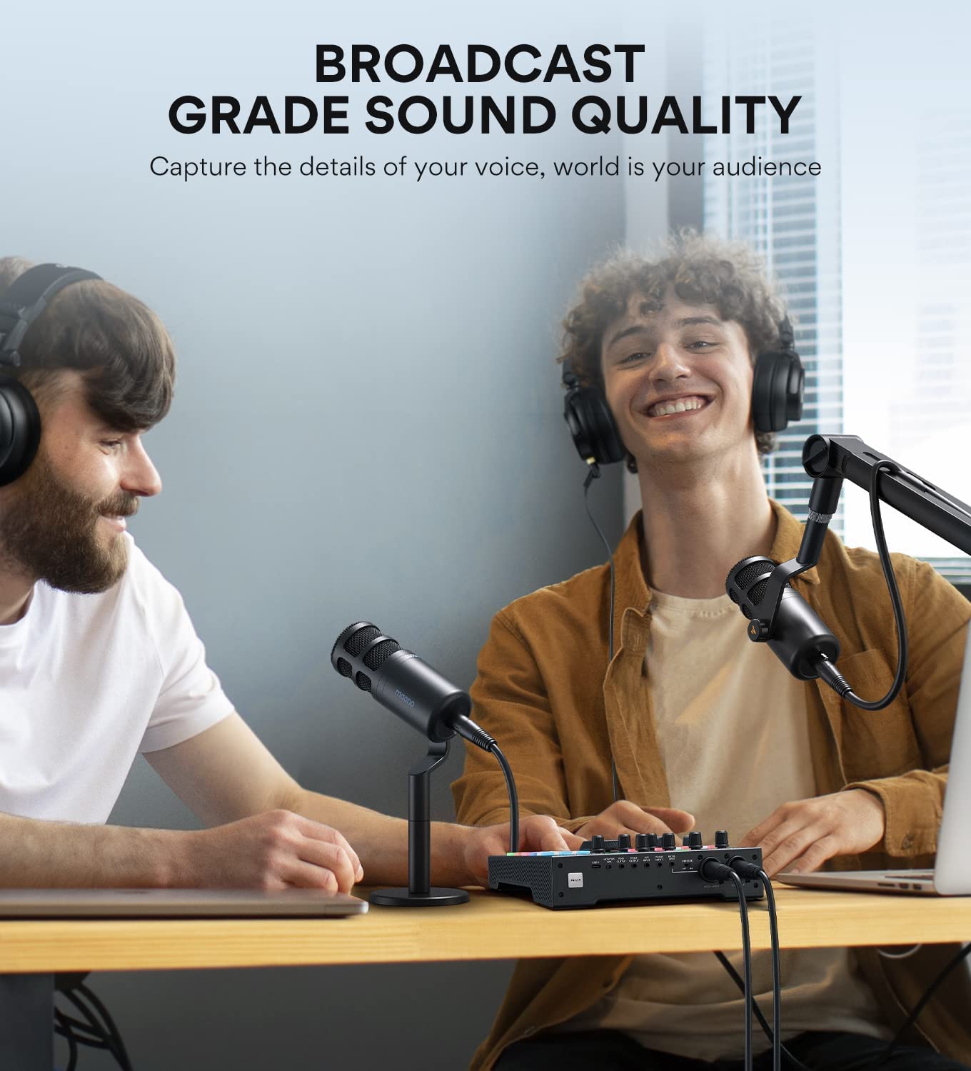 MAONO PD100 XLR Dynamic Microphone - Professional Cardioid Studio Mic for Podcasting, Live Streaming, Vocal Recording & Voice Overs | Advanced Voice Isolation Technology | Durable Metal Construction | Compatible with Audio Interfaces, Mixers & Sound Cards | Perfect for Home Studios, YouTube Creators & Broadcasters