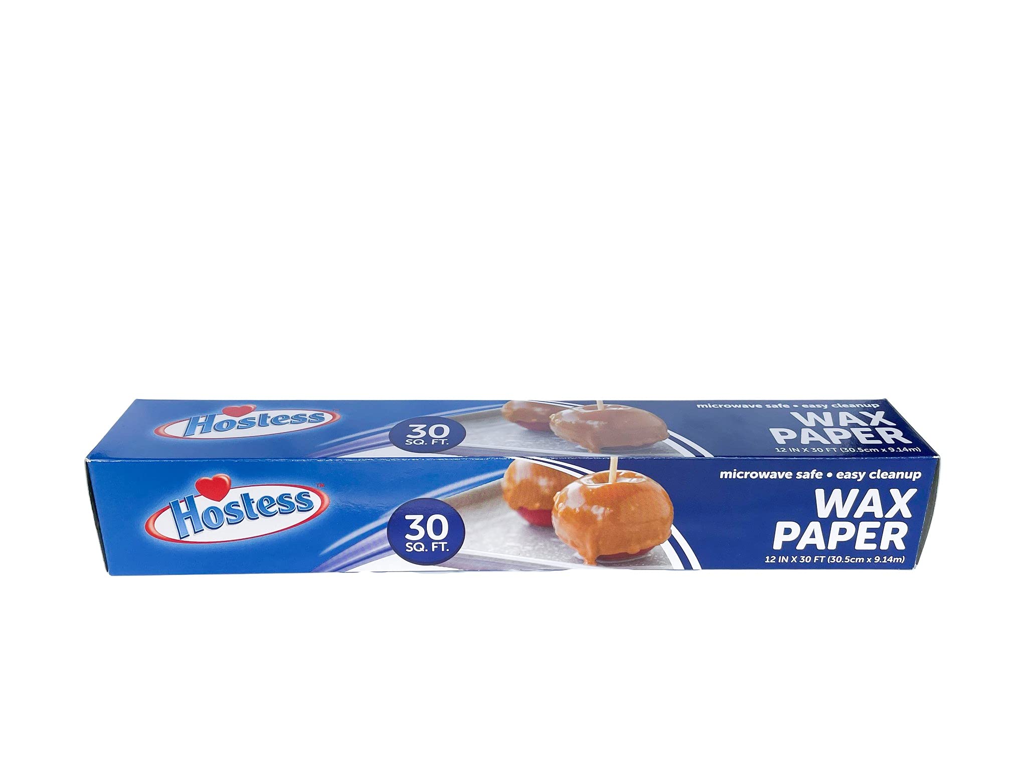 Hostess Wax Paper Roll - 30 Sq Ft Non-Stick Wax Paper for Baking, Cooking & Food Wrapping | Microwave Safe & Parchment Alternative | Perfect for Kitchen, Meal Prep & Crafts