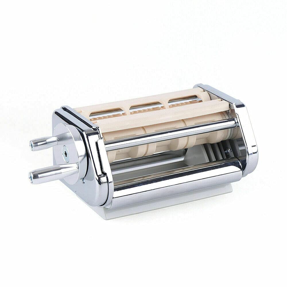 KitchenAid Pasta Roller & Ravioli Maker Attachment Set for Stand Mixers | Stainless Steel Pasta Cutter & Dough Roller | Perfect for Homemade Pasta, Lasagna, and Ravioli in Your Home Kitchen
