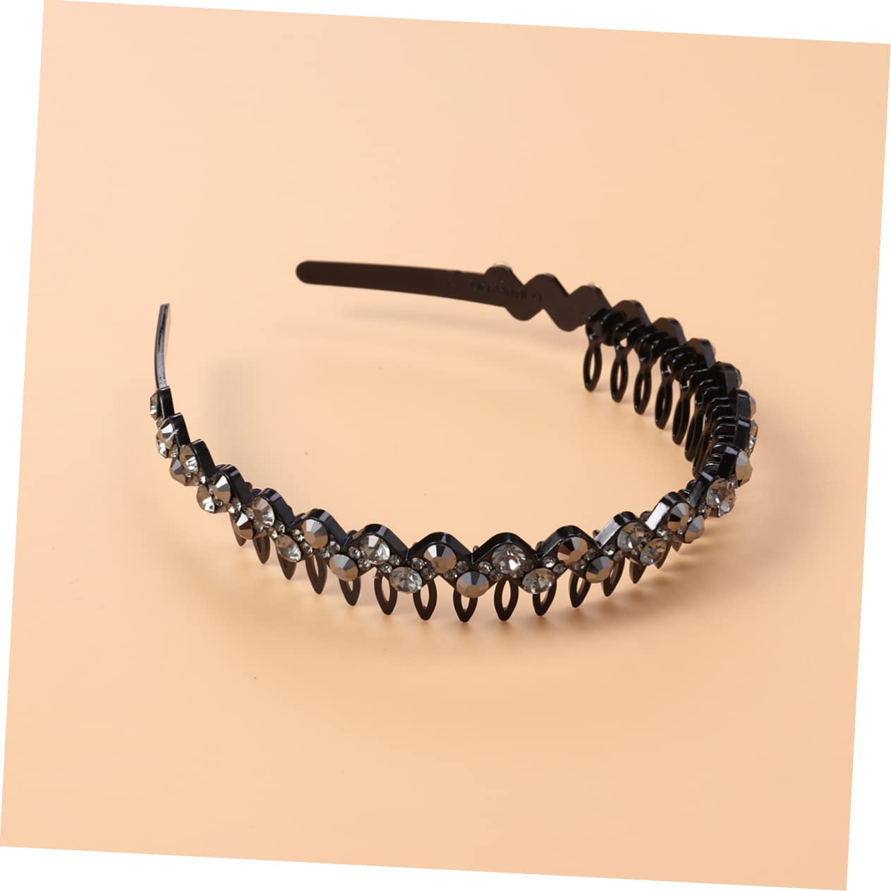 FOMIYES Crystal Rhinestone Hair Headband for Women - Sparkling Teeth Design Hair Hoop for Girls, Bridal, Party, and Special Occasions - Fashion Hair Accessories & Beauty Tools