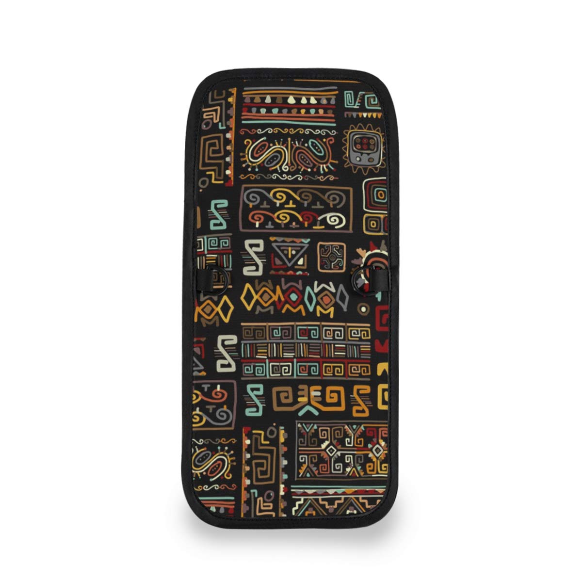 ALAZA African Mexican Ethnic Small Crossbody Wallet Purse RFID Blocking Phone Bag with Credit Card Slots - Perfect for Travel, Shopping & Daily Use as Passport Holder and Wallet Organizer